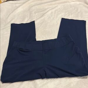 Lands' End Navy Straight Leg Pants